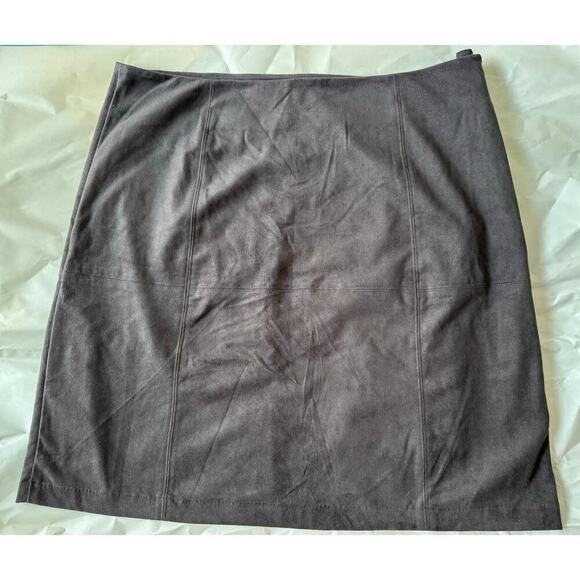 J Jill Faux Suede Skirt Size 12 NWT - Picture 2 of 4